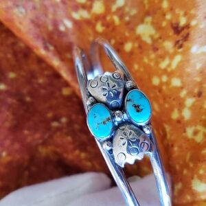 Sterling Southwest Turquoise Cuff